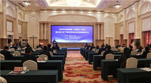 新材料發展趨勢論壇暨環境與礦產新材料聯合研究院揭牌儀式在峨眉山舉行